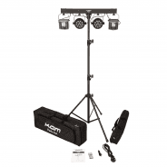 Kam KML407 Party Set with Four lights, Stand and Carry Bags
