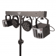 Kam KML407 Party Set with Four lights, Stand and Carry Bags