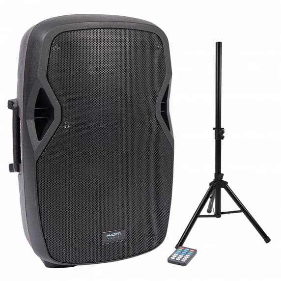 Kam RZ15ABT 15" 1200W Active PA Speaker with Bluetooth