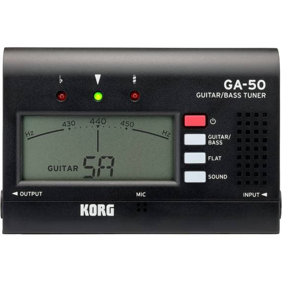 Korg GA-50 Compact Tuner for Guitar & Bass