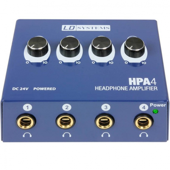 LD Systems HPA 4 Headphone Amplifier - 4Channel
