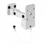LD Systems Single Wall Mounting Speaker Bracket - White (SATWMB10W)