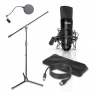 LD Systems USB Microphone, Stand & Pop Filter (PODCAST 1)