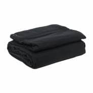LEDJ Black Heavy Duty Serge Drapes - Extension for LEDJ Star Cloths (6 x 4m) 