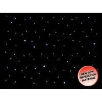 LEDJ DMX LED Starcloth System 6 x 3m Cool White LEDs, Black Cloth