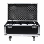 LEDJ Rapid QB1 Charge Flight Case - Fits 8 Uplighters