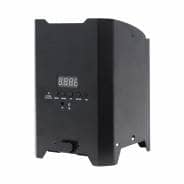 LEDJ Rapid QB1 HEX LED Battery Uplighter, Black Housing