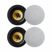 Lithe Audio Bluetooth Wireless Ceiling Speakers x 4 (2x Masters & 2x Slaves)