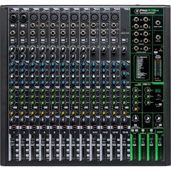 Mackie ProFX16v3 - 16 Channel 4-Bus USB Mixer With Effects