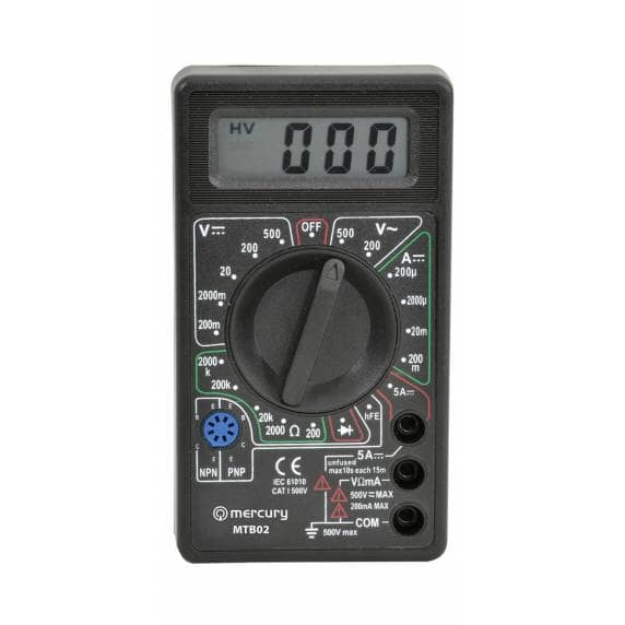 Mercury MTB02 Digital Multimeter