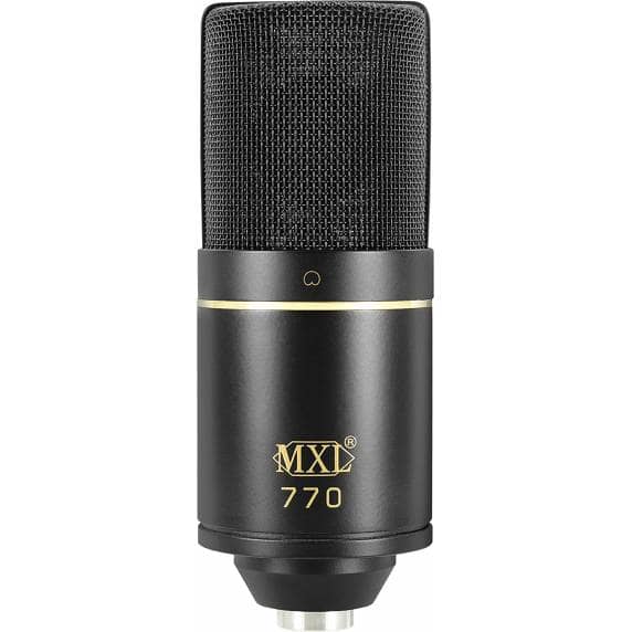 MXL 770 Small-Diaphragm Condenser Microphone, Black