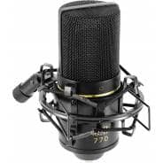 MXL 770 Small-Diaphragm Condenser Microphone, Black