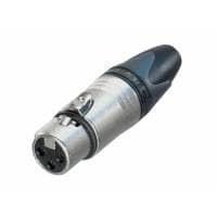 Neutrik NC3FXX 3 Pole XLR Female Cable Connector, Silver