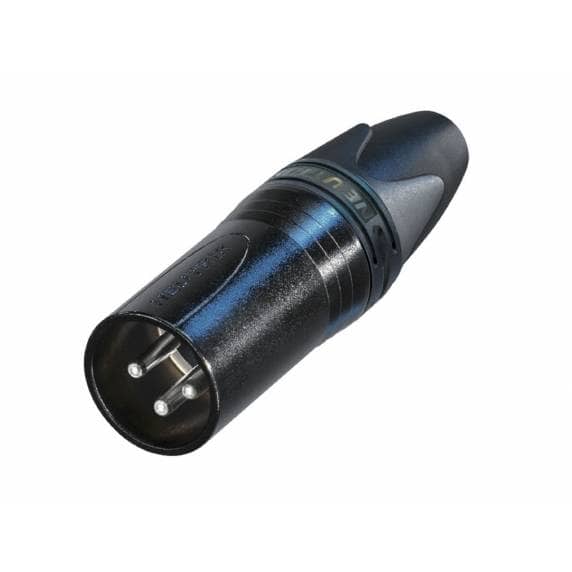 Neutrik NC3MXX-BAG 3 Pin Male XLR Audio Connector, Black