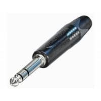 Neutrik NP3X-BAG Heavy Duty 6.35mm Stereo Jack Plug - Black 