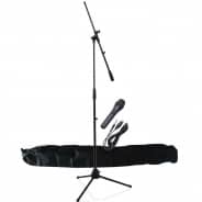 NJS Microphone Kit with Stand, Clip & 3m XLR Cable 