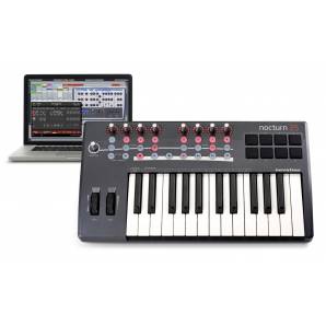 Novation Nocturn 25 Midi Keyboard - Free Software Included