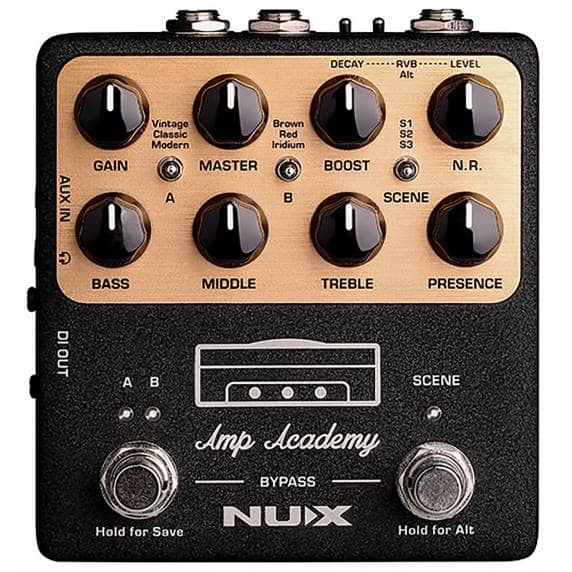 NUX Amp Academy - Compact Valve Amp Modelling Pedal
