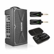 NUX Busking 200FR Portable PA System with B-5RC Wireless Guitar System