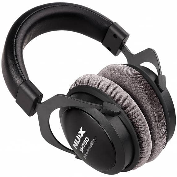 NUX SH750 Studio Monitor Headphones — 50mm Drivers, Closed-Back