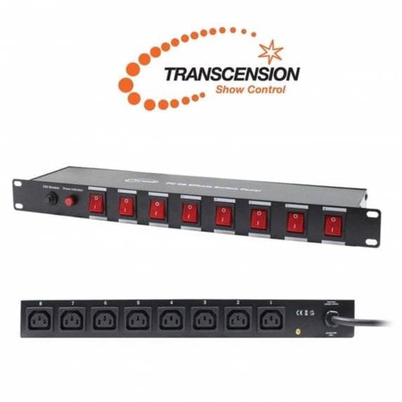 PC 08 8-Way IEC Effects Switch Panel