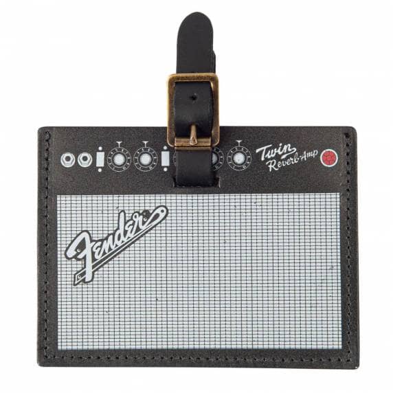 Perri's Fender® Licensed Guitar Leather Address Tag - Twin Reverb Amp