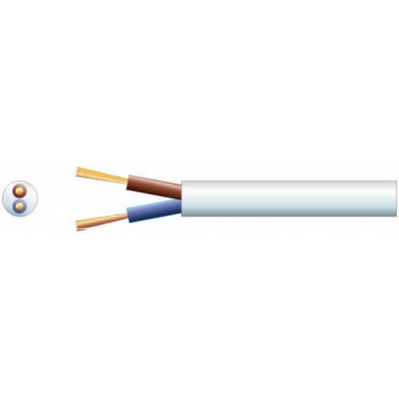 Premium Double Insulated White 100V Line Speaker Cable - 50m - Adastra ...