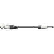 Premium Mono 1/4" Jack - Female XLR Cable 6M