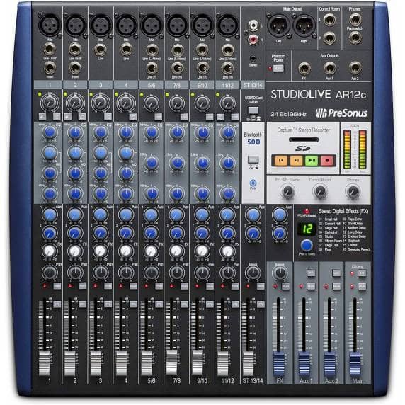Presonus StudioLive AR12C 12-channel USB-C Compatible Audio Interface