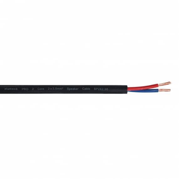 PRO Series 2-Core Speaker Cable 2x 2.5mm - 100m Drum Cable