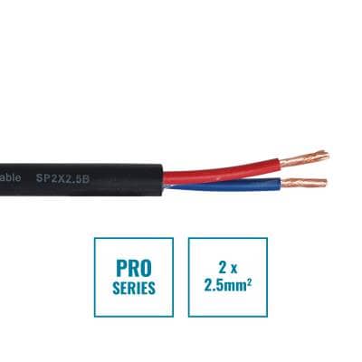 Surga Performance 100m CCA Speaker Cable – 2 X 0.75mm² – Transparent Box Drum