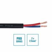 PRO Series 2-Core Speaker Cable 2x 2.5mm - 100m Drum Cable