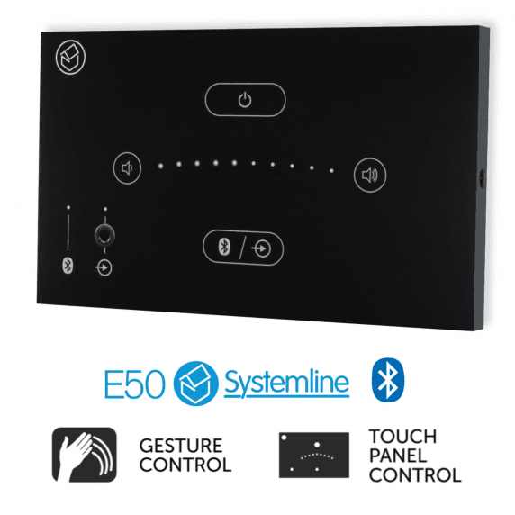 Systemline E50 Bluetooth Music System - Black (Amplifier Only)