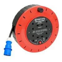 Inta Audio 10m/30ft Camping Mains Reel Caravan Tent Power Cable 13A