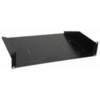 AudioKraft 19" 2U Rack Shelf Equipment Holder for Cases & Cabinets