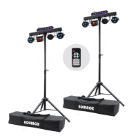 2 x Equinox Microbar Multi System Reloaded Lighting Package