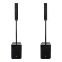 2x Citronic Neolith MK2 Active Sub & Column Array Portable PA Systems with Bluetooth