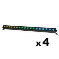 4 x Equinox FXbar18 LED Batten Lighting Bar	