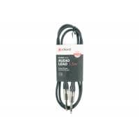 Chord 6.3mm TRS Jack Plug to 6.3mm TRS Jack Plug, 1.5m