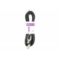 QTX 6m XLR to XLR Microphone Cable - Black 