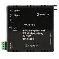 Adastra IWA215B 2x15W In-Wall Stereo Amplifier with Bluetooth