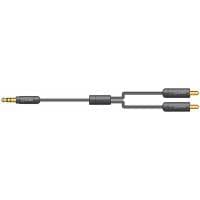 AV Link 3.5mm Stereo Jack Plug to 2x RCA Lead 1.5m