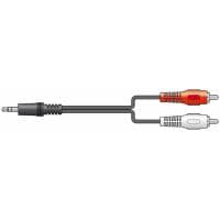 AV Link AV:Link 3.5mm Stereo Jack Plug to 2x RCA Plug Lead 1.2m