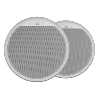 Biamp CMAR8W 8" Two-Way Waterproof Ceiling Speakers, 100W (Pair)
