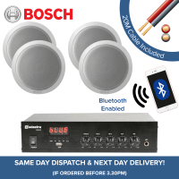 Bosch Bluetooth Music System - 4x In-Ceiling Speakers