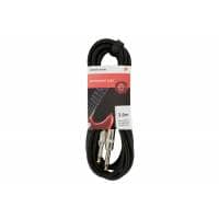 Chord Classic Retro Braided Guitar Lead – 6.3mm Mono Jack Plug (3m – Black)