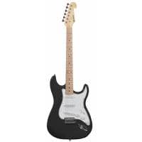 Chord Stratocaster Style Electric Guitar Black