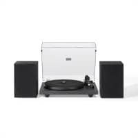 Crosley C62 Bluetooth Turntable with Stereo Speakers - Black