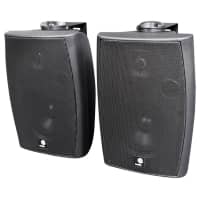 E-Audio 60W Active Bluetooth Wall Speakers - Black