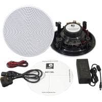 E-Audio Bluetooth Bathroom Speaker System - 2x 6.5" Ceiling Speakers
